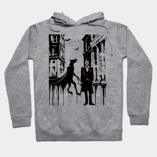 Dracula with Demon Dog Hoodie